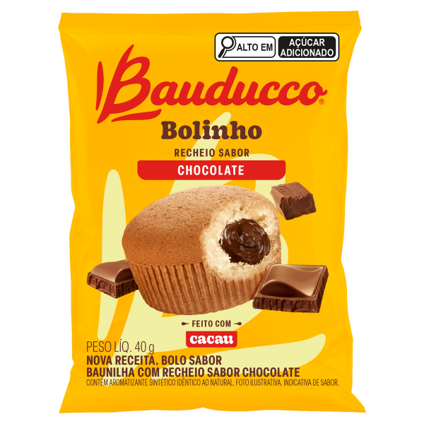 24531 - BOLINHO 40G BAUNILHA/CHOCO (MÍNIMO 16 UNI)