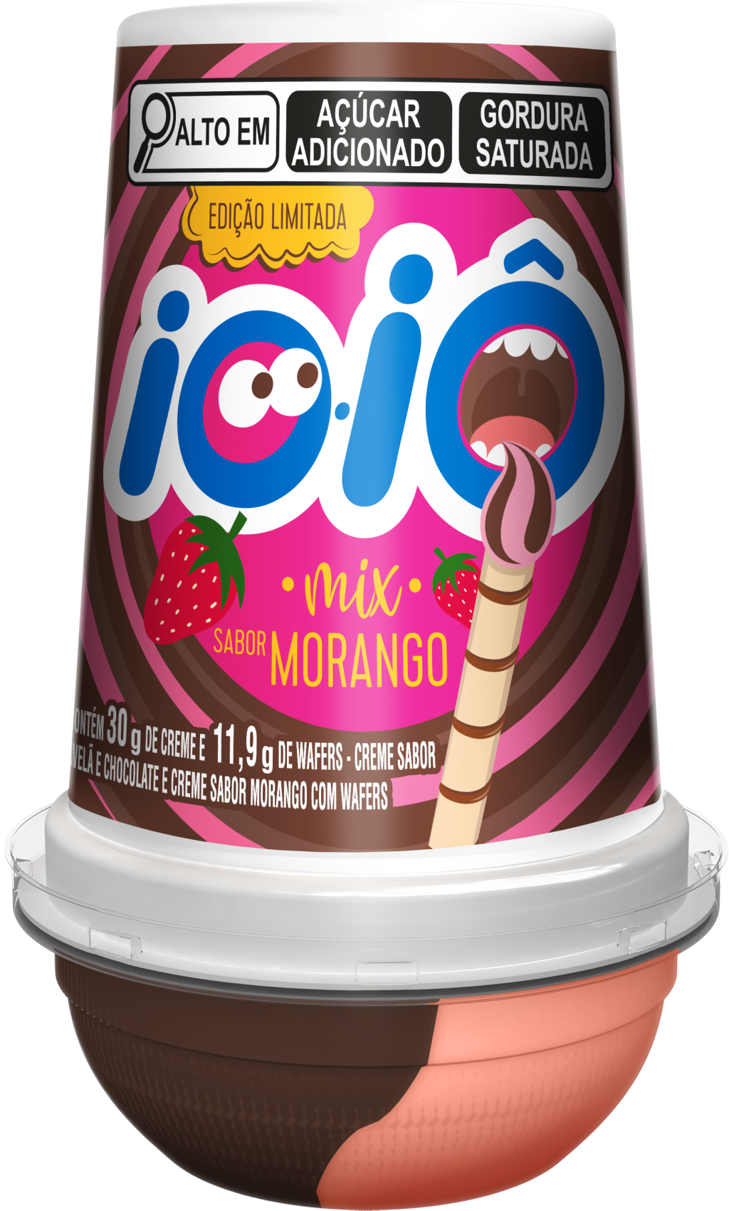 654 - PROMOÇÃO IO IO MIX 41,9G  MORANGO (EMB. C/ 6 UNI)