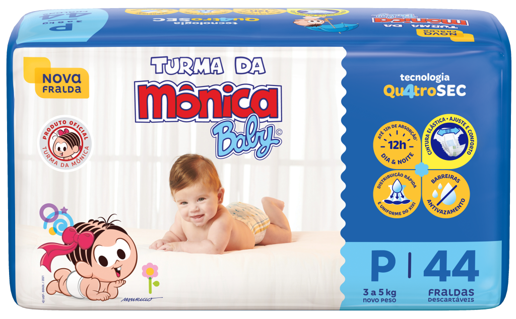 6435 - SOF TURMA MONICA FRALDA ECONOM.P C/44