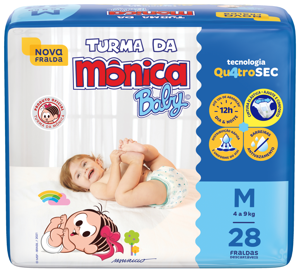 6409 - SOF TURMA MONICA FRALDA JUMBO M C/28