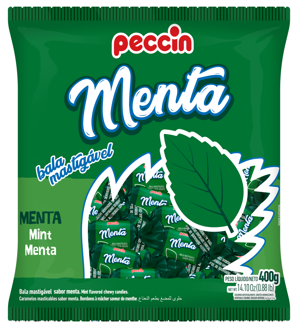 1422 - BALA MASTIGAVEL MENTA 400G 