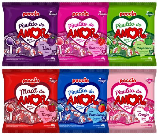 PIRULITO DO AMOR 480G SABORES
