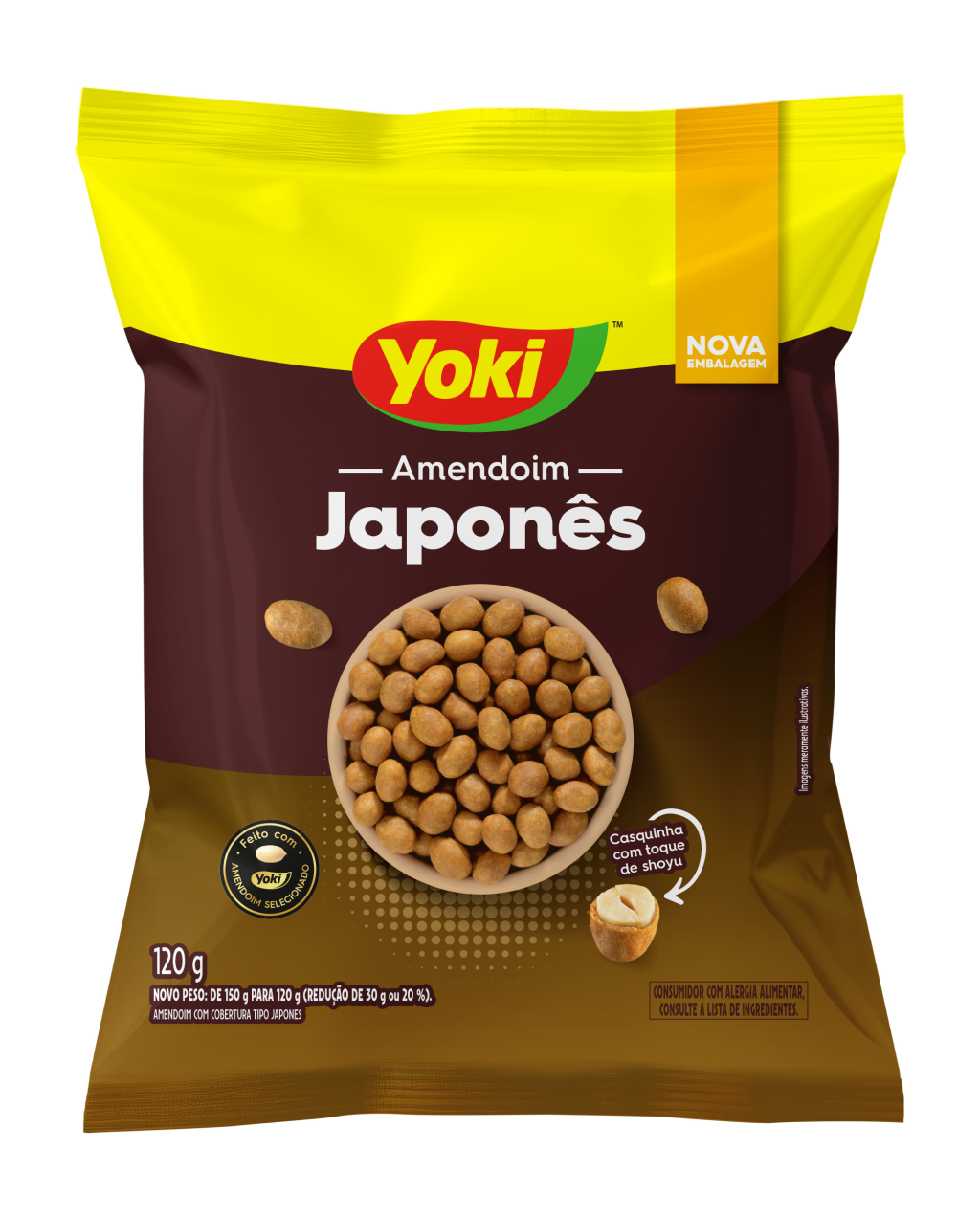 26746- YOKI AMENDOIM JAPONES 120G (minimo 6 unid)