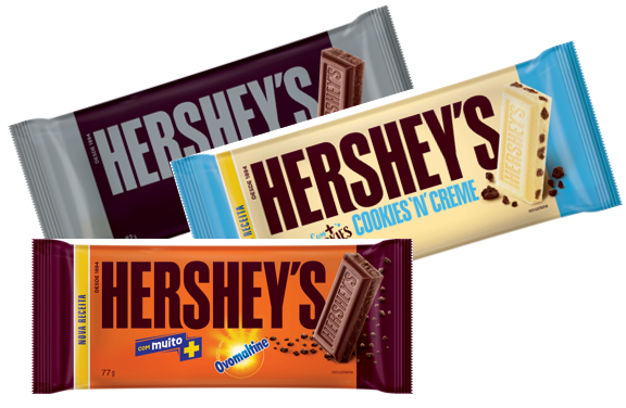 COMBO BARRAS HERSHEYS ( 6 BARRAS DE CADA SABOR 77G)