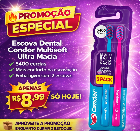 10729 - ESCOVA DENTAL MULTISOFT LV2PG1(8190-5) 
