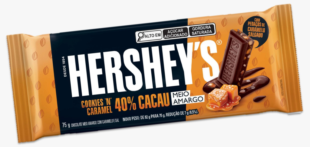 660 - BARRA CHOC.40% 75G COOKIES'N CARAMEL