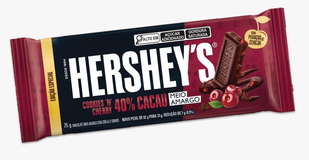 661 - BARRA CHOC.40% 75G COOKIES'N CHERRY