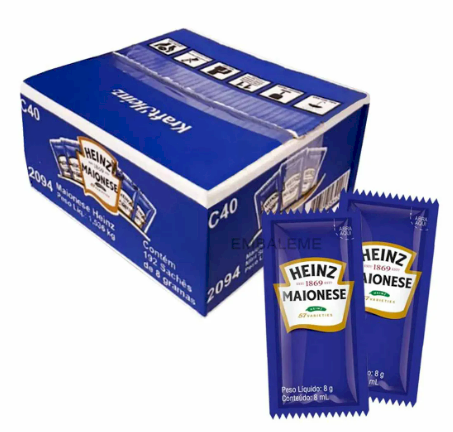 2609 - MAIONESE SACHET 7g - HEINZ