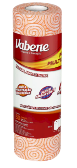 3054 - ROLO PERFLEX 50 PANOS LARANJA 30X50cm 25m - VABENE