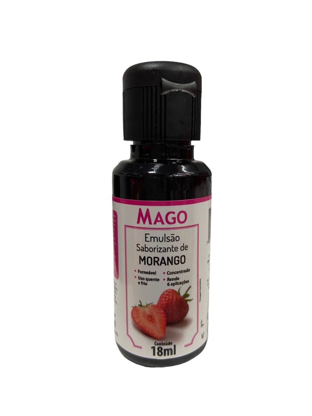 4856 - EMULSÃO SABORIZANTE DE MORANGO 18ml - MAGO