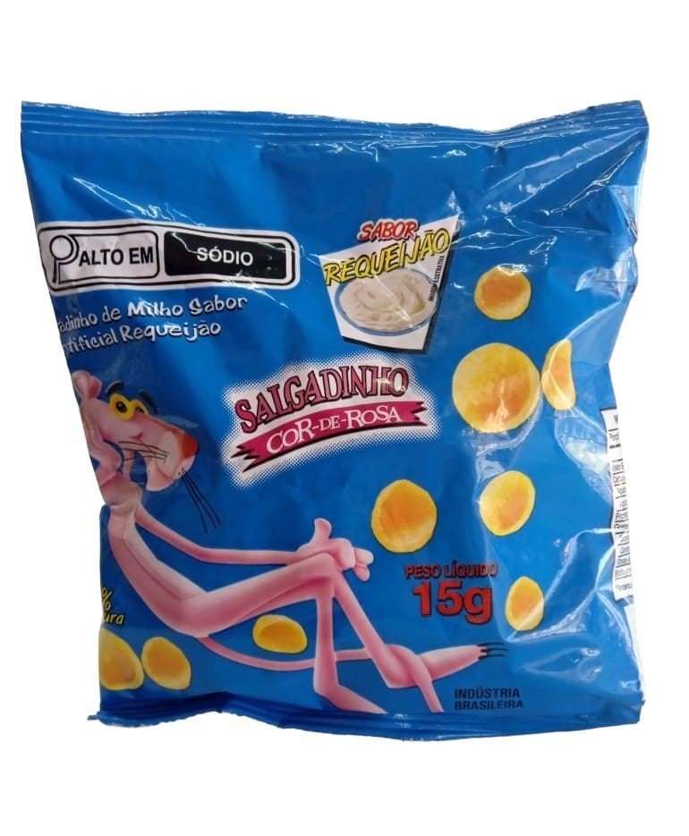 3374 - SALGADINHO COR DE ROSA METAL 15g REQUEIJAO