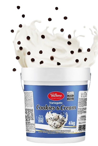 16356 - VARIEGATO COOKIES E CREAM 4kg - VABENE 