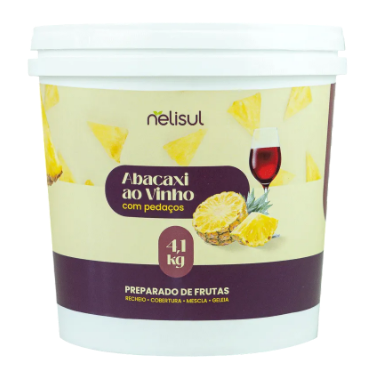 16915 - PREPARADO ABACAXI AO VINHO 4,1kg - NELISUL
