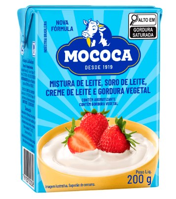 16927 - MISTURA LEITE/ SORO/ CREME LEITE/ GORD VEGETAL 200g - MOCOCA
