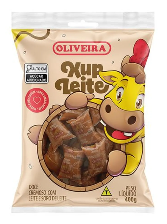 17006 -DOCE XUP LEITE SACHE 400g - OLIVEIRA