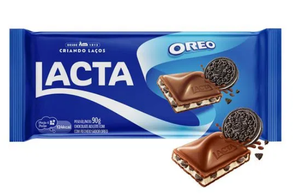 16105 - BARRA RECHEADA OREO 90g - LACTA