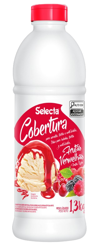 5399- COBERTURA FRUTAS VERMELHAS 1,3kg - SELECTA/ DUAS RODAS