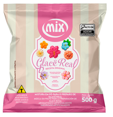 16415 - GLACE REAL 500g  - MIX/ DUAS RODAS 