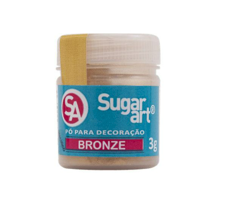 3326 - PÓ P/ DECORAÇÃO BRONZE 3g - SUGAR ART