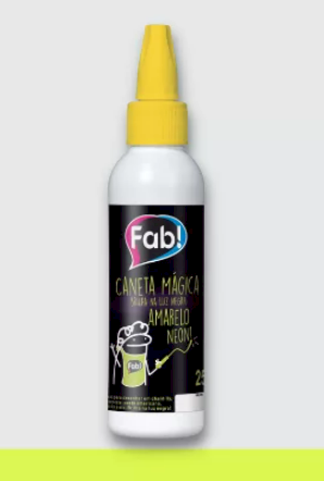 3906 - COR. GEL AMARELO NEON CANETA MAGICA 60g - FAB