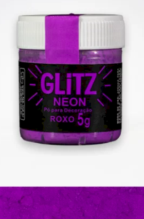 3109 - PO P/ DECORACAO NEON ROXO 5g - FAB