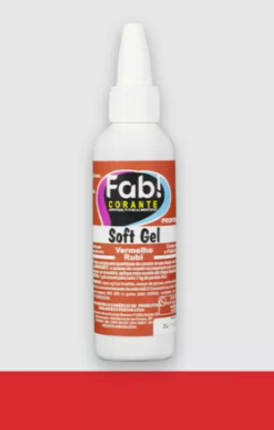 907 - SOFTGEL VERMELHO RUBI 25g - FAB