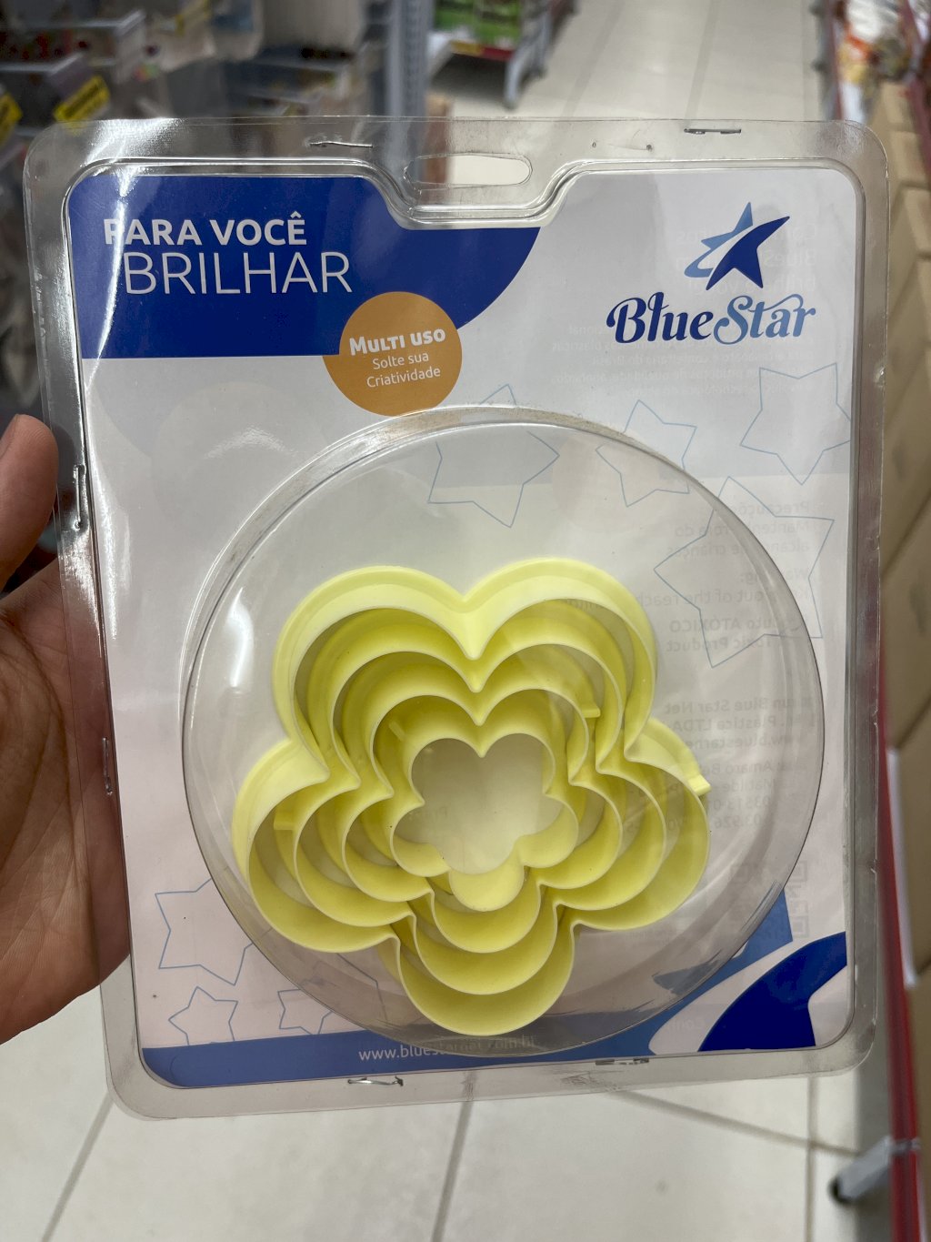 2482 - CORTADOR FLOR C/ 4un - BLUESTAR