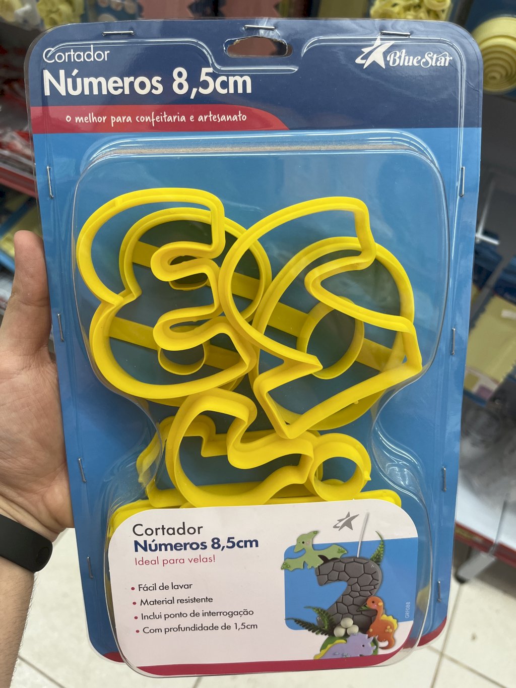 4835 - CORTADOR NUMEROS (8,5 cm) - BLUESTAR