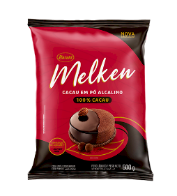 773 - CACAU EM PÓ ALCALINO 100% MELKEN 500g - HARALD