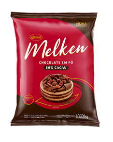 936 - CHOCOLATE EM PÓ 50% MELKEN 1,010kg - HARALD