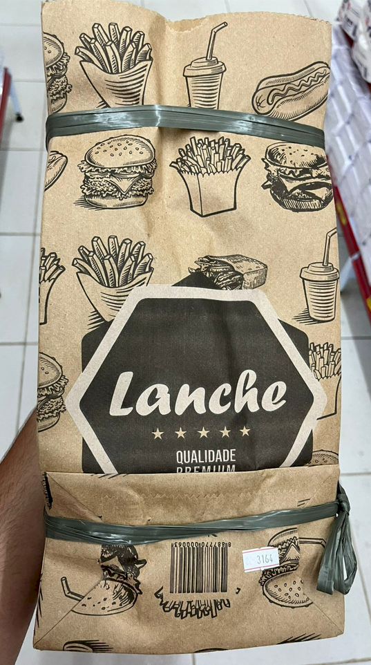 3164 - SACO DELIVERY SOS IMPRESSO 7/2kg C/100un - CHIARA