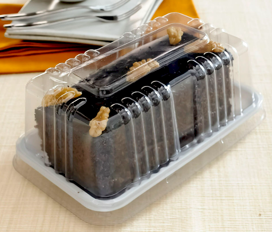 2427 - EMBALAGEM G62M TORTA/BOLO MINI FATIA MILLENIUM 300g BRANCA 1un - GALVANOTEK