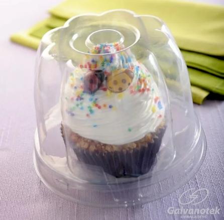 17906 - EMB. G685 CUP CAKE CONFEITARIA CRISTAL C/5UN - GALVANOTEK