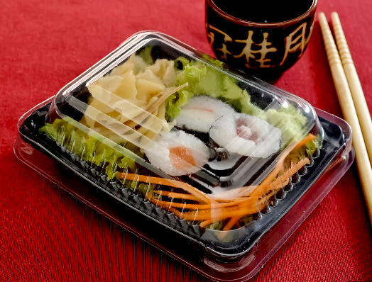 17902 -  EMBALAGEM GO900 EMBALAGEM ORIENTAL PRETA  C/5UN - GALVANOTEK