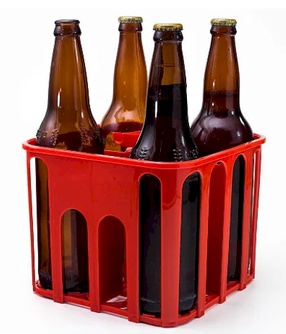 3914 - CESTA 4X4 COLOR VERMELHO-BONO 