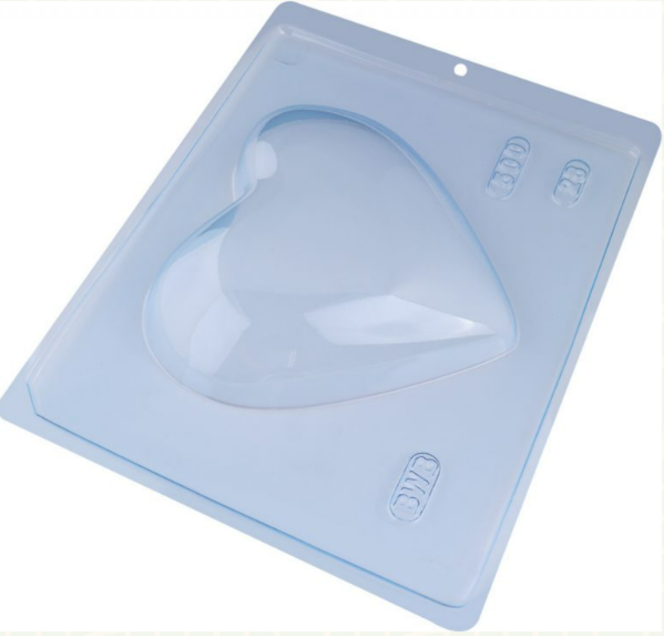 123 - FORMA SIMPLES CORAÇÃO LISO 500g - BWB