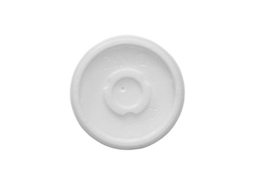 2766 - TAMPA PLASTICA P/ COPO ISOPOR 118ml C/100un - DARNEL