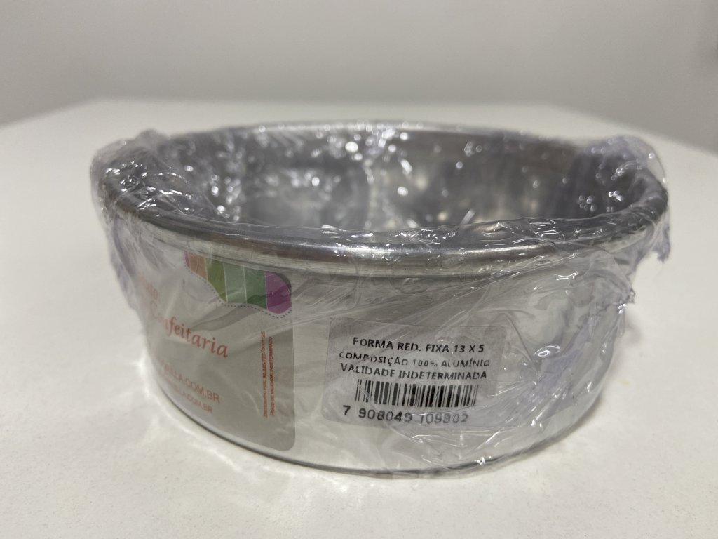 2905 - FORMA BOLO REDONDA FIXA 13X5 - DONA LELLA