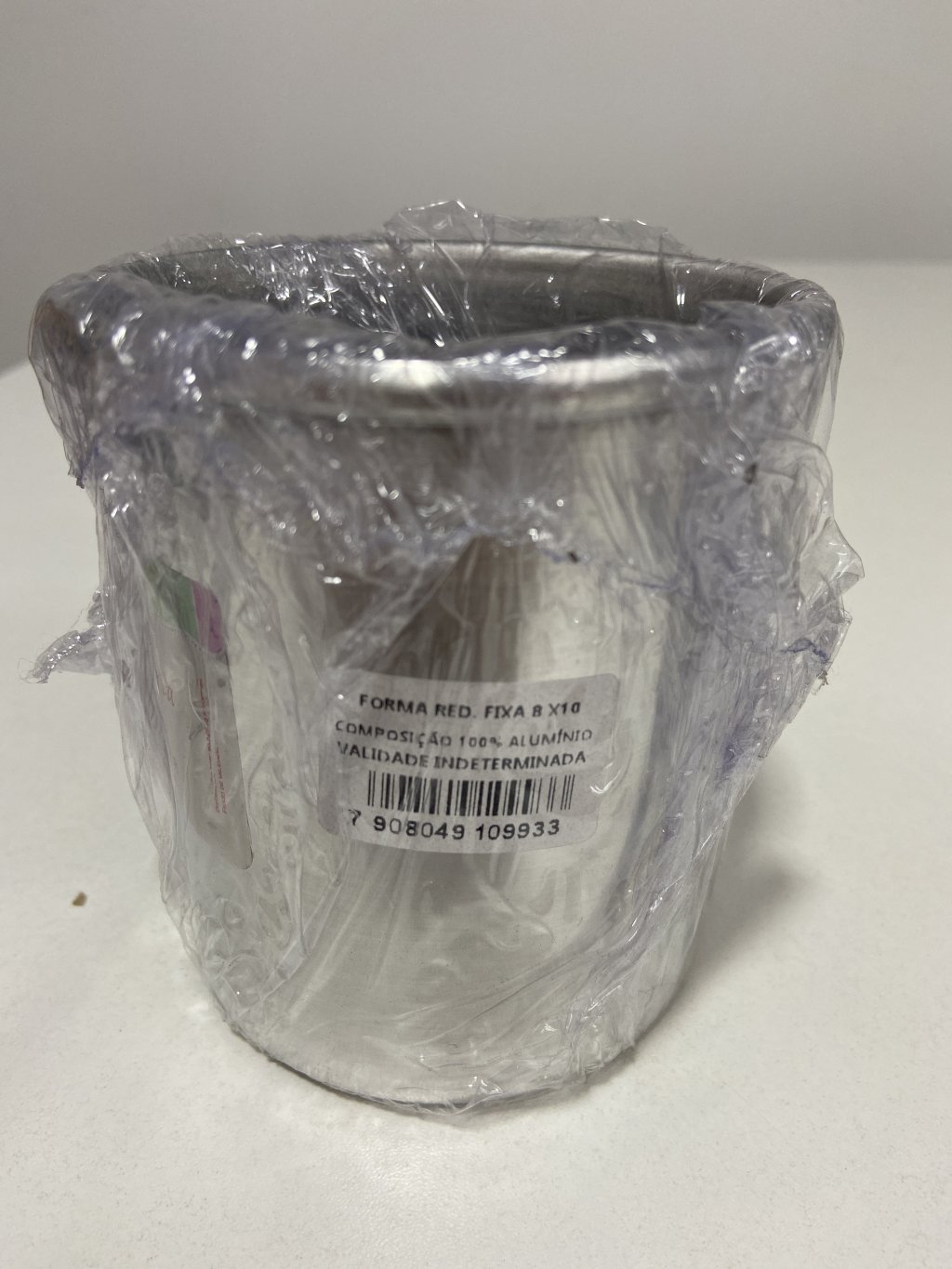 2698 - FORMA BOLO REDONDA FIXA 8X10 - DONA LELLA