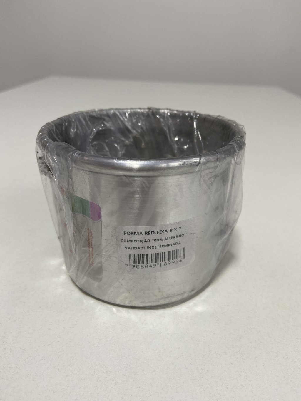 2909 - FORMA BOLO REDONDA FIXA 8X7 - DONA LELLA