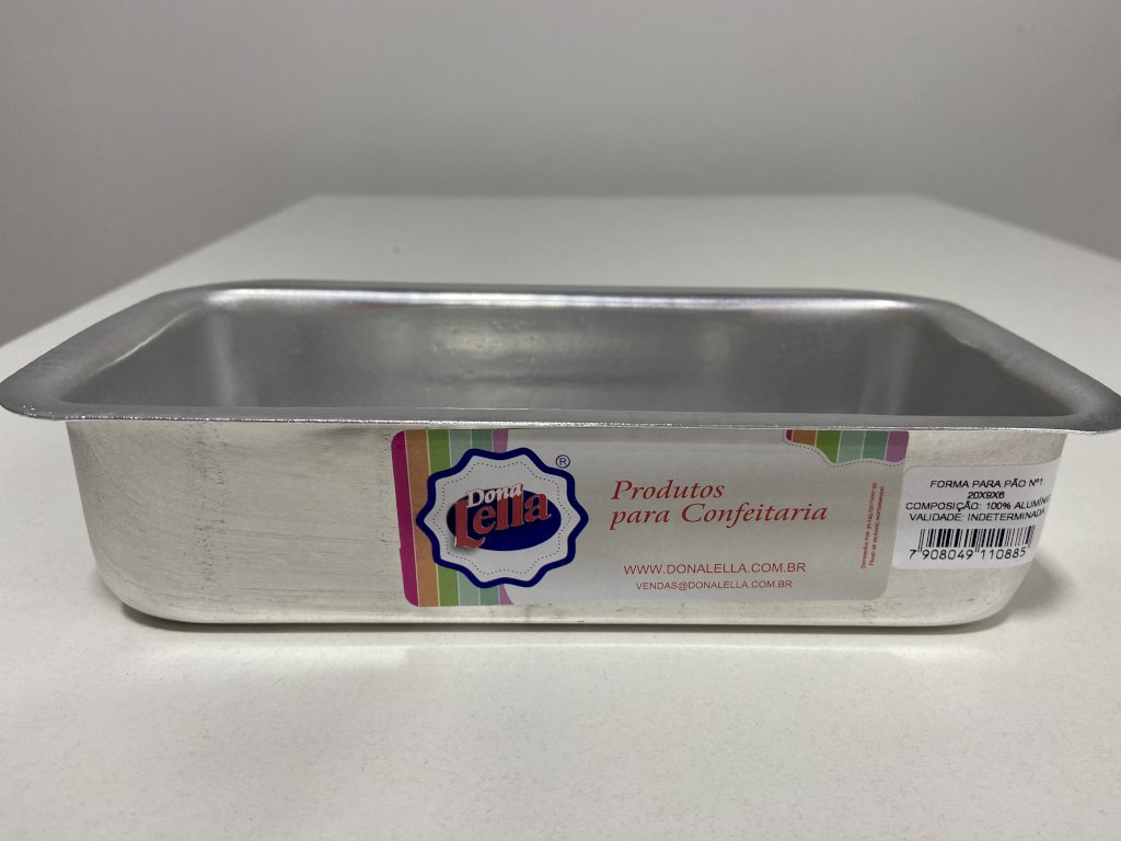 2704 - FORMA PARA PAO N 1 20X9X6 cm - DONA LELLA