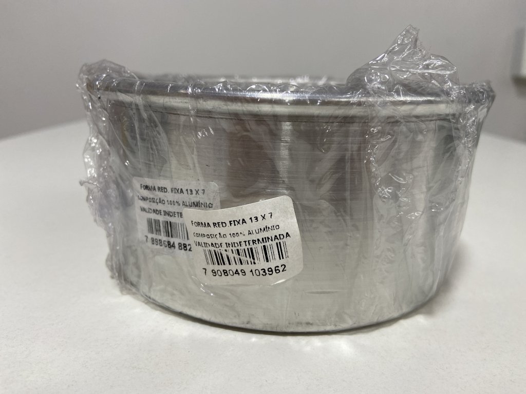 2910 - FORMA BOLO REDONDA FIXA 13X7 - DONA LELLA
