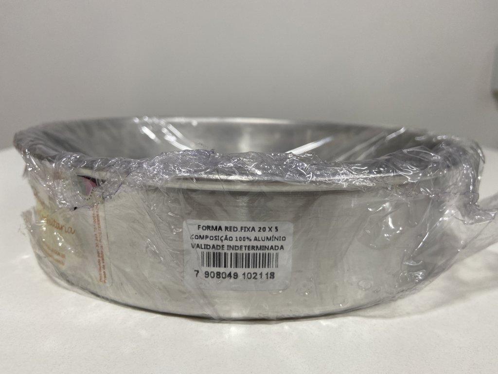 2907 - FORMA BOLO REDONDA FIXA 20X5 - DONA LELLA