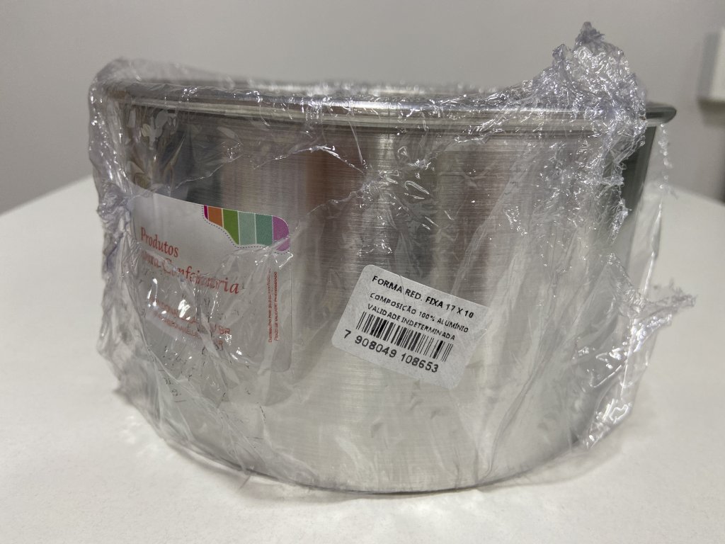 1803 - FORMA BOLO REDONDA FIXA 17X10 - DONA LELLA