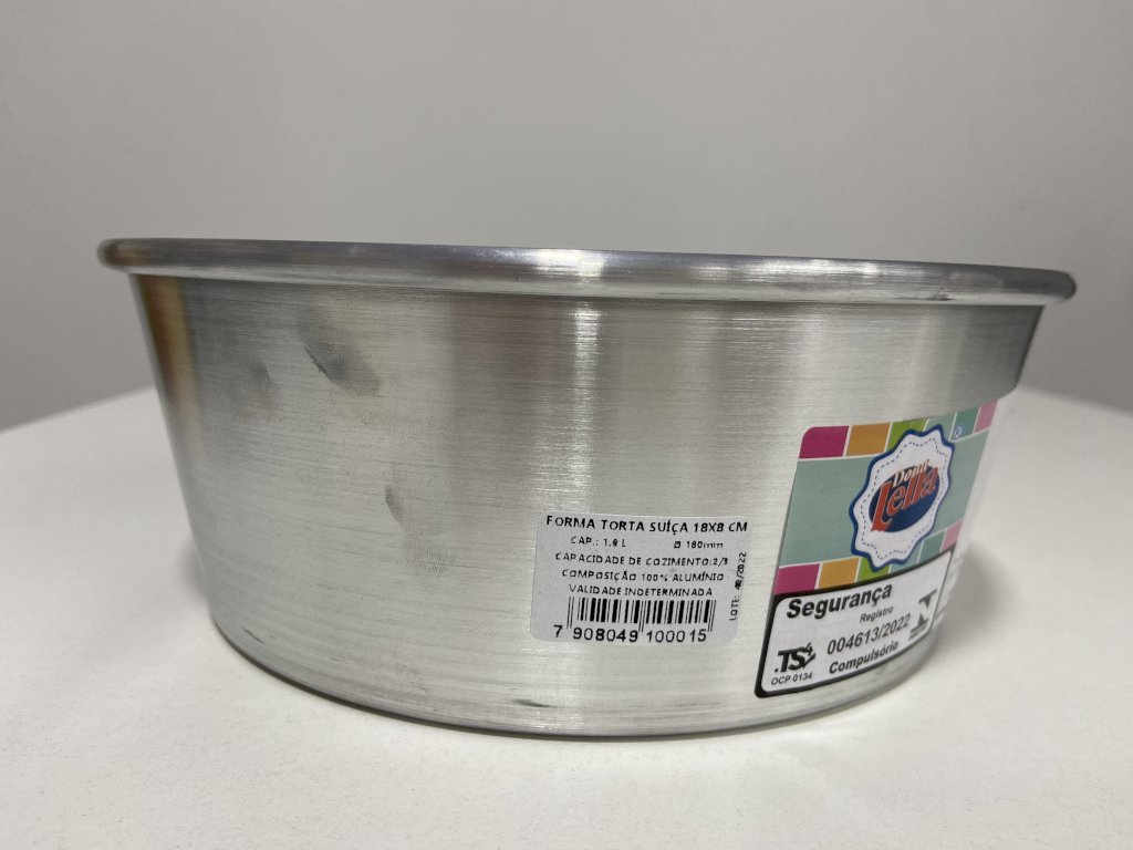 2918 - FORMA TORTA SUICA 18X8 - DONA LELLA