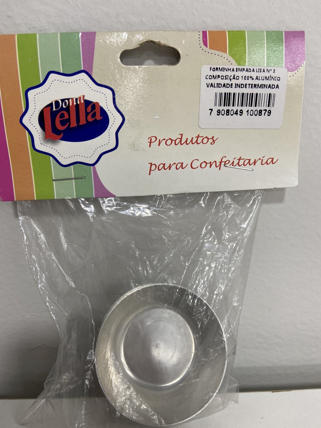 1291 - FORMINHA EMPADA LISA N2 12un - DONA LELLA