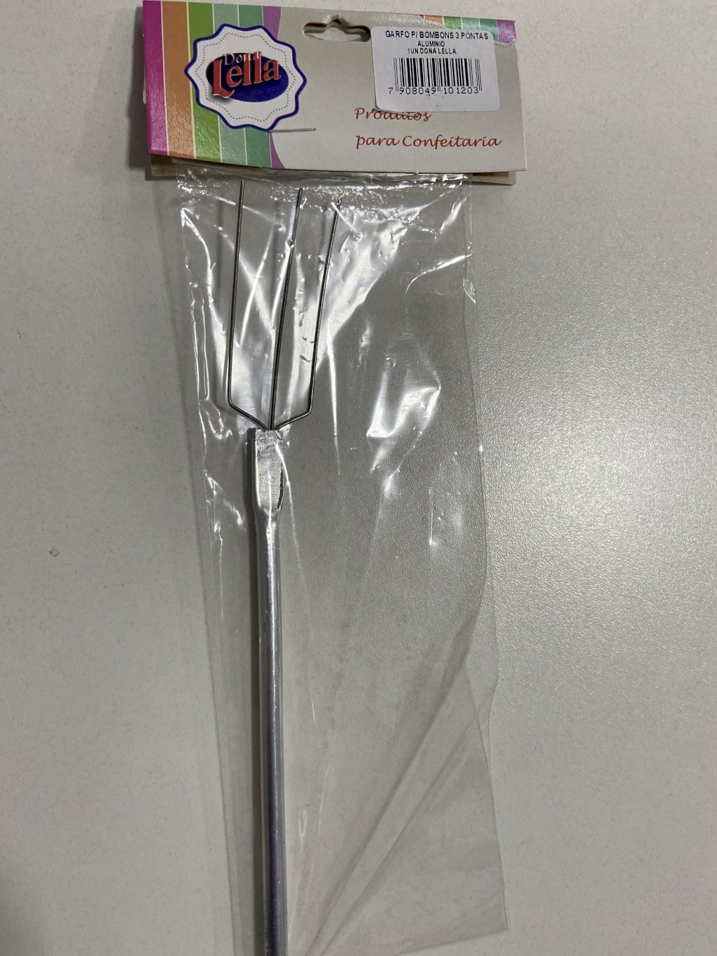 1805 - GARFO BOMBOM 3 PONTAS -  DONA LELLA