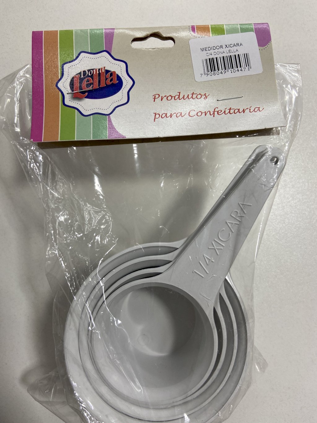 521 - MEDIDOR XICARA C/4un - DONA LELLA