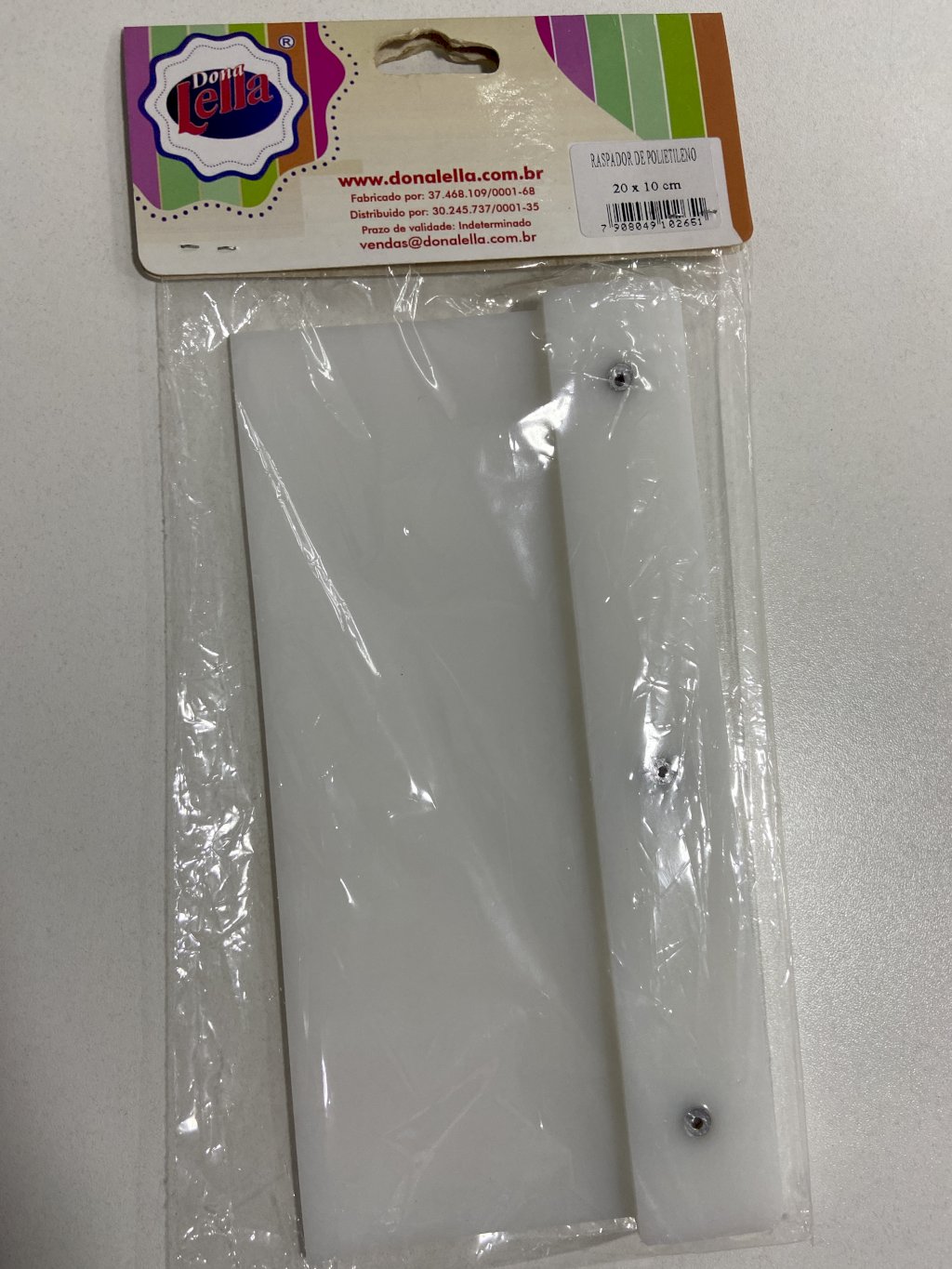 525 - RASPADOR POLIETILENO 20X10cm - DONA LELLA