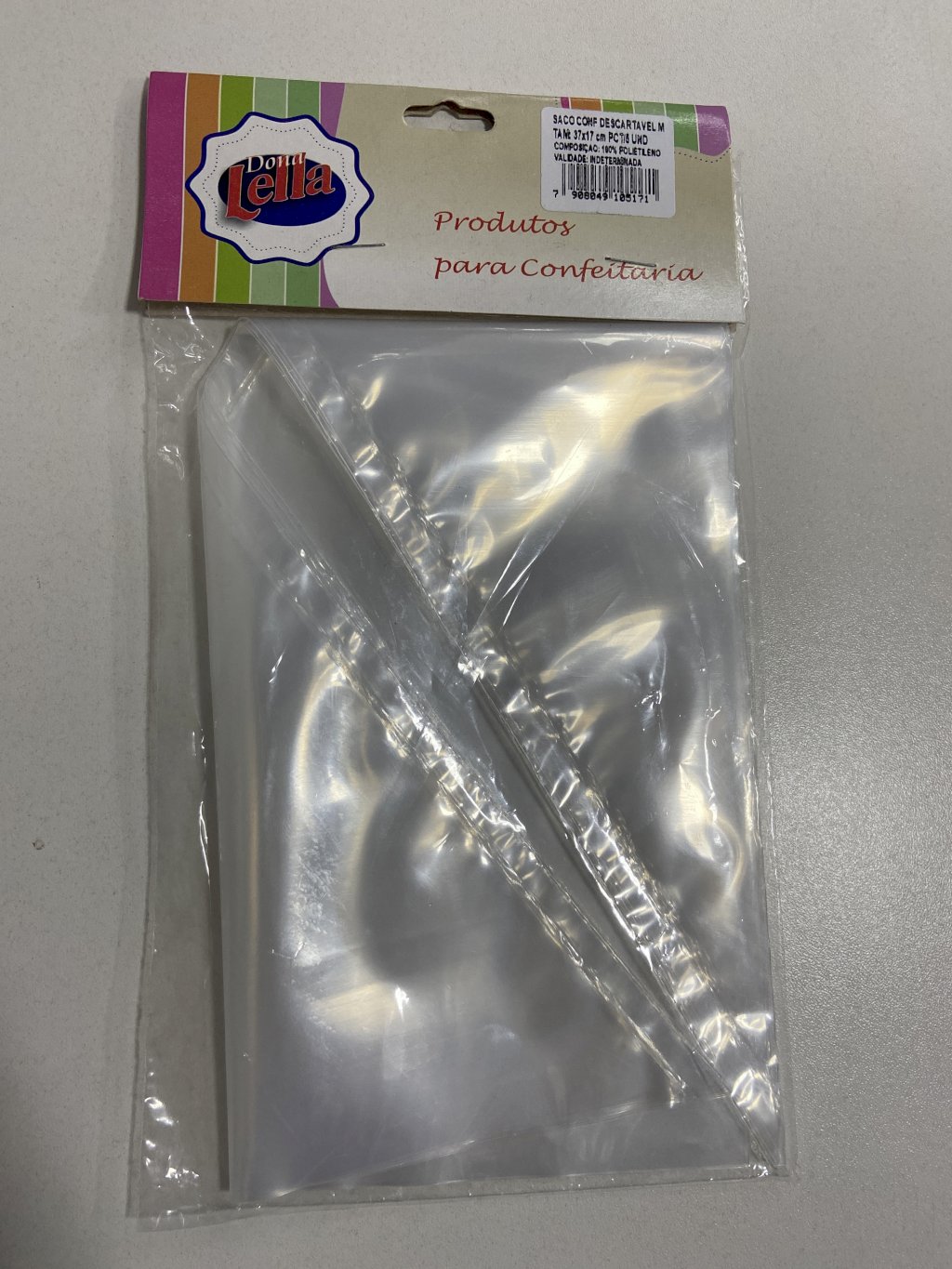 530 - SACO CONFEITAR NORMAL M 5un - DONA LELLA